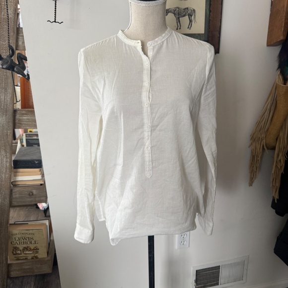 ZADIG & VOLTAIRE Laser Cut Eagle White Blouse S - Picture 4 of 6